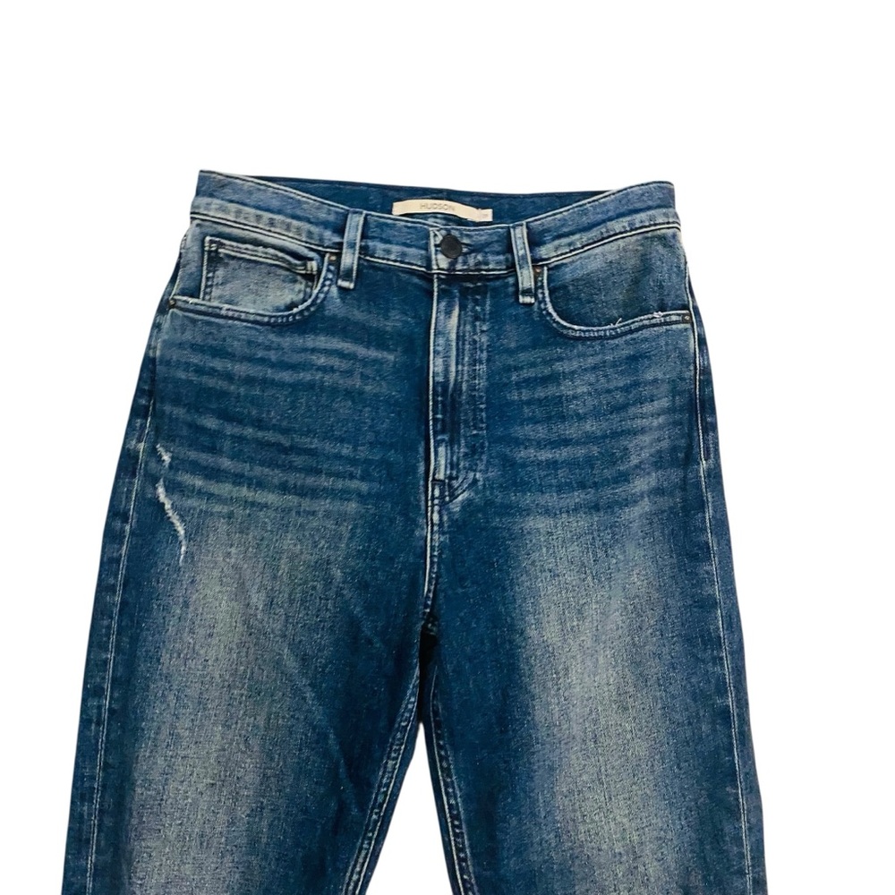 HUDSON Jade Jeans Mid Rise/High Rise Loose Fit Distressed - Picture 5 of 9